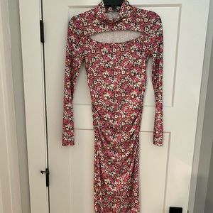 Zara, size S floral long sleeved dress